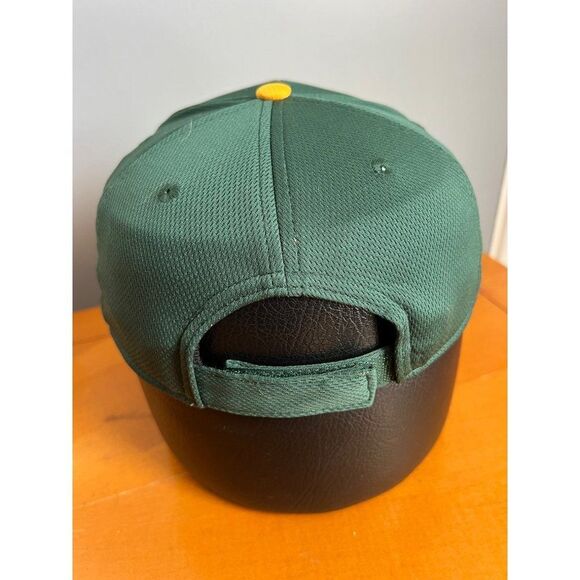 Oakland Athletics Youth Adjustable Baseball Cap By OC Sports Green & Yellow MLB - Picture 2 of 4
